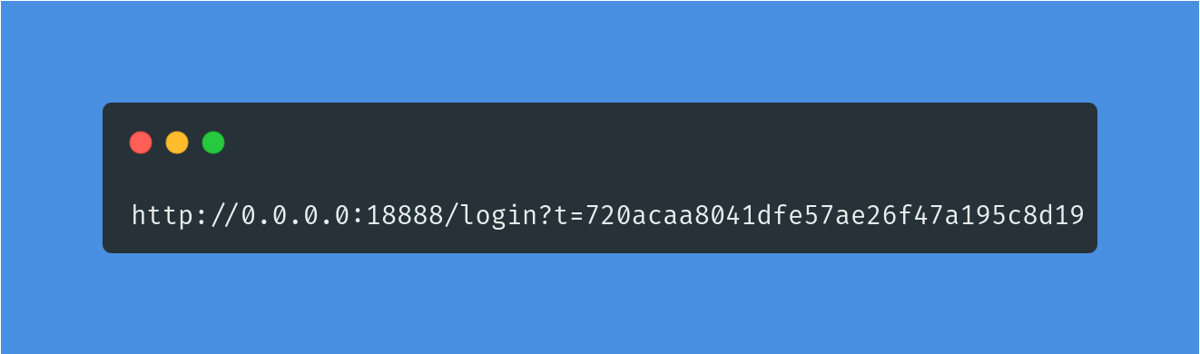 Dashboard url in docker